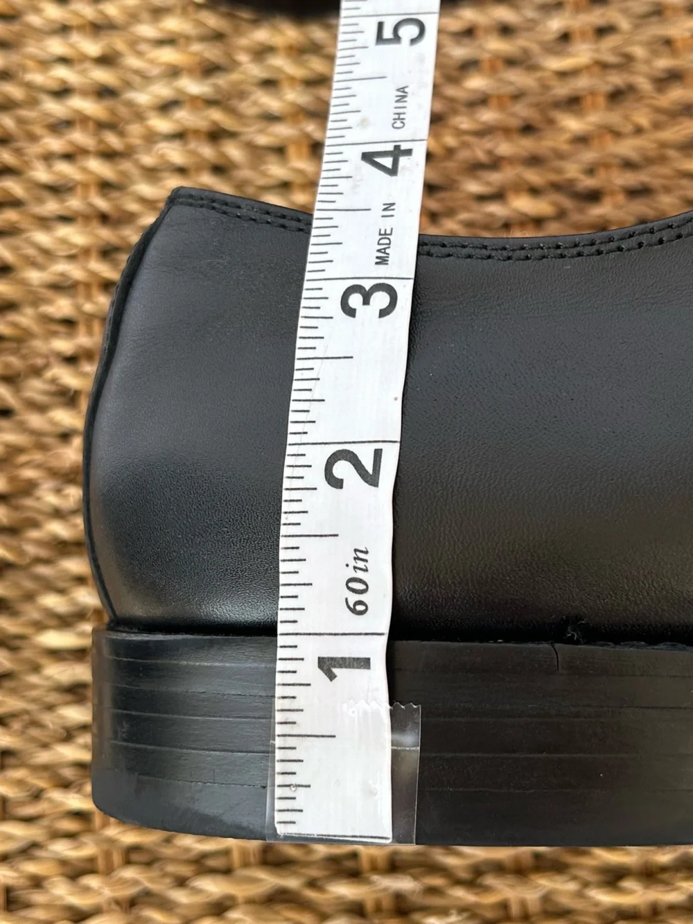 Banana Republic Men’s Italian Leather Derby Dress Shoe Lace-Up Black Size 13